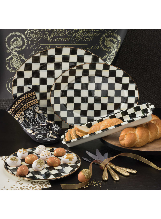 Courtly Check Medium Oval Platter