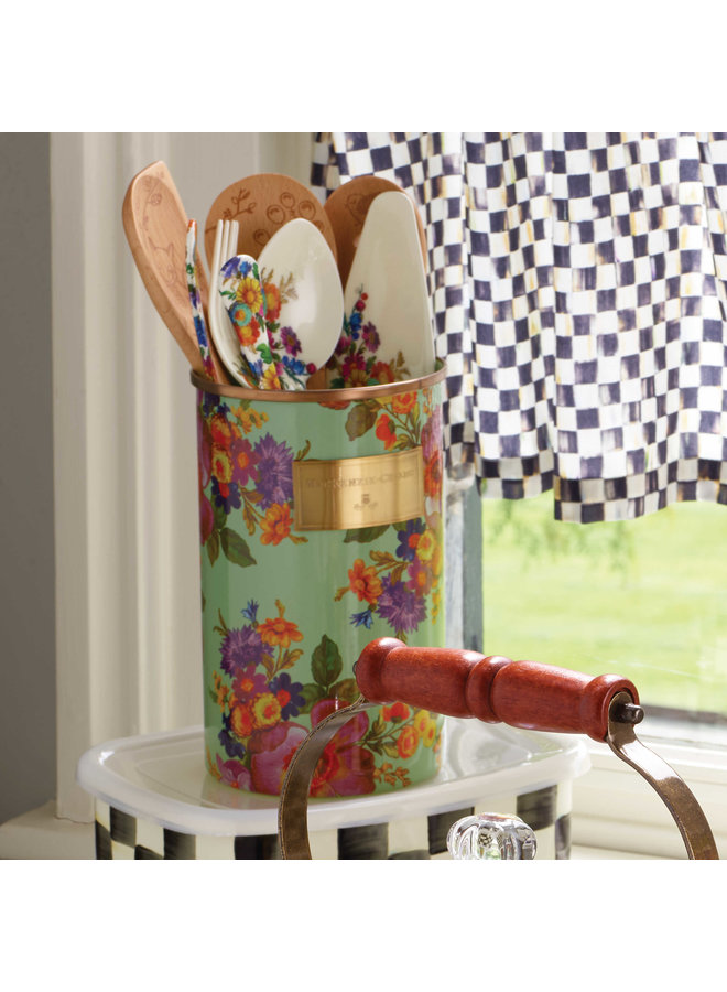 Flower Market Utensil Holder - Green