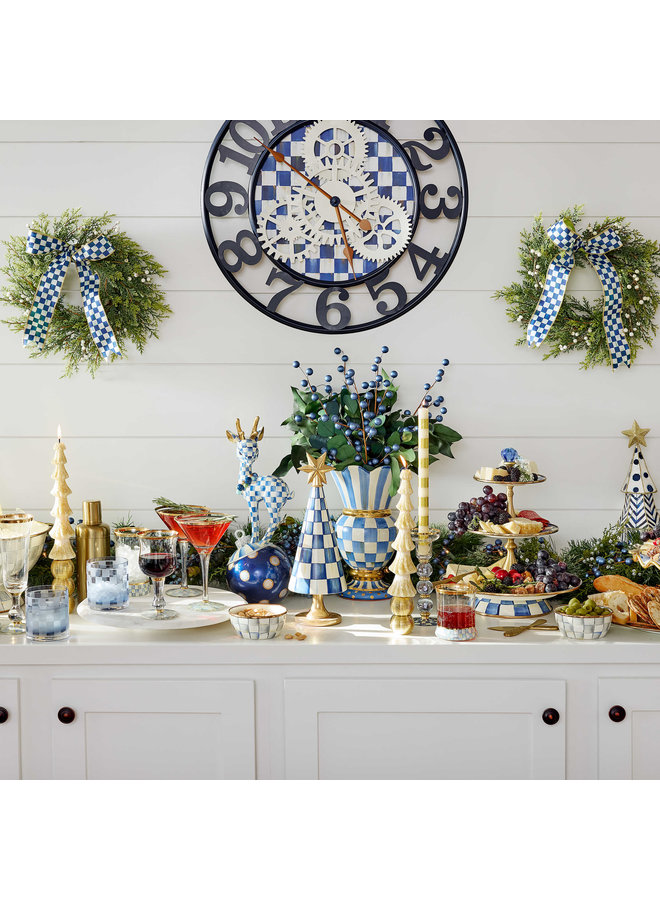 Sterling Check Pinch Bowl