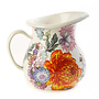 Flower Market Creamer-White