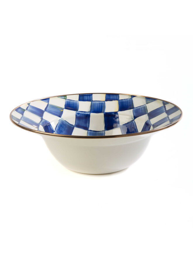 Royal Check Serving Bowl