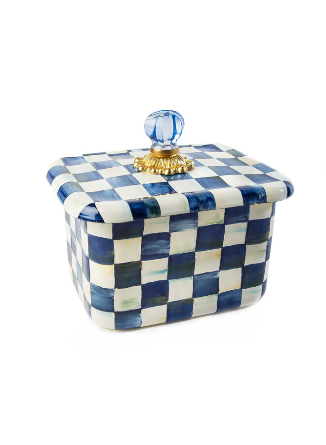 Royal Check Recipe Box