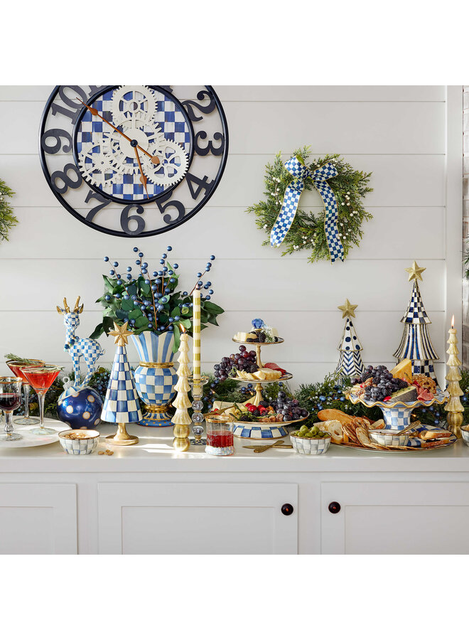 Royal Check Serving Platter