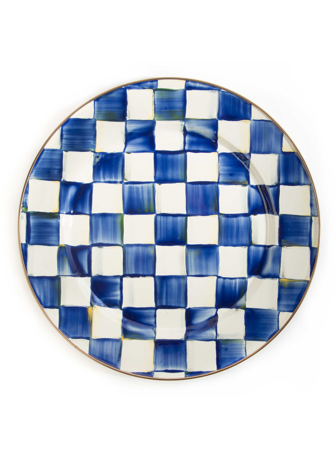 Royal Check Charger/Plate