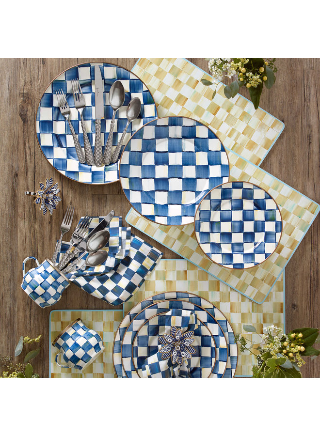 Royal Check Charger/Plate