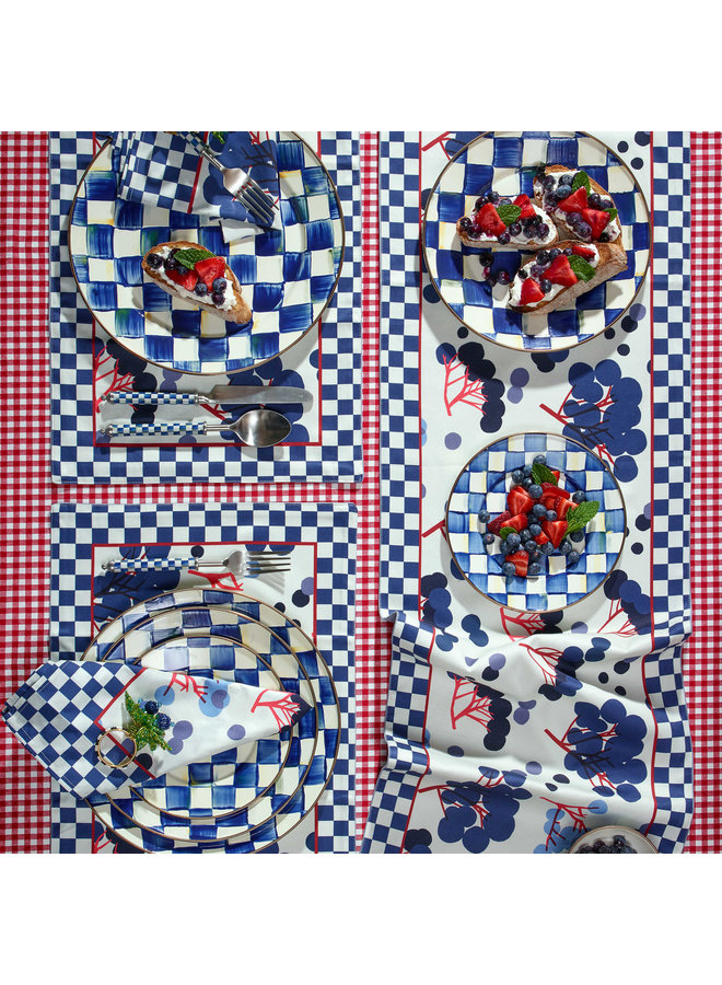 Royal Check Charger/Plate