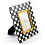Courtly Check Enamel Frame - 5" x 7"