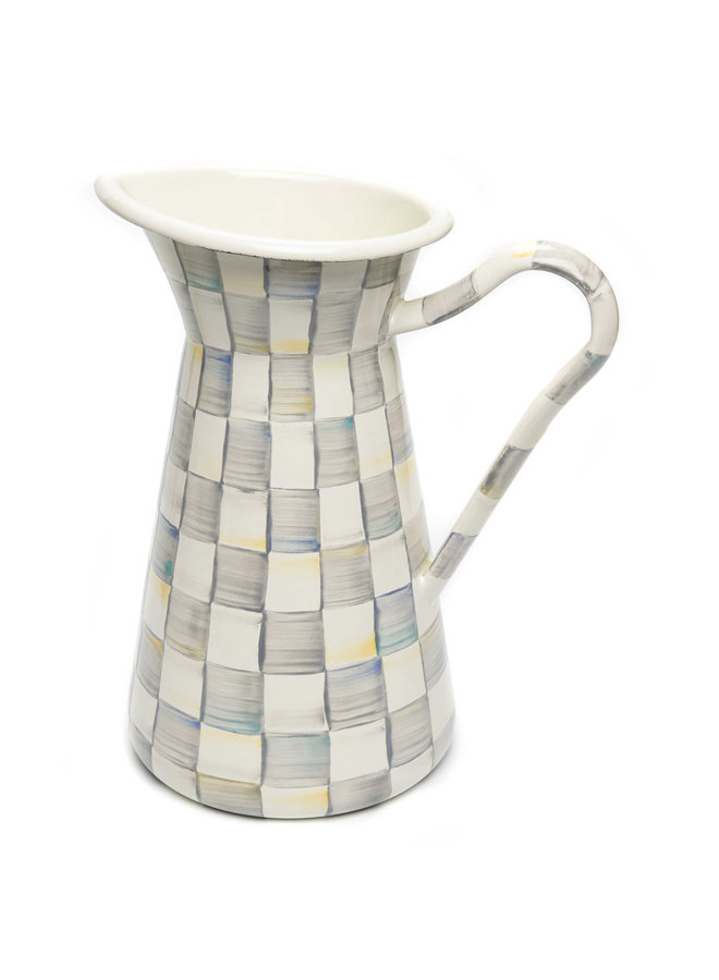 Sterling Check Large Practical Pitcher
