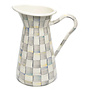 Sterling Check Enamel Practical Pitcher - Large
