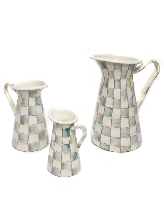 Sterling Check Large Practical Pitcher