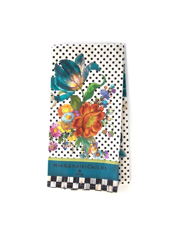 Flower Market Dish Towel