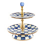 Royal Check Enamel Two Tier Sweet Stand