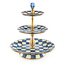 Royal Check Three Tier Sweet Stand