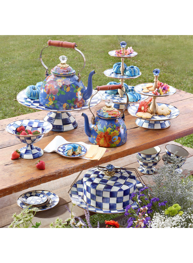 Royal Check Three Tier Sweet Stand