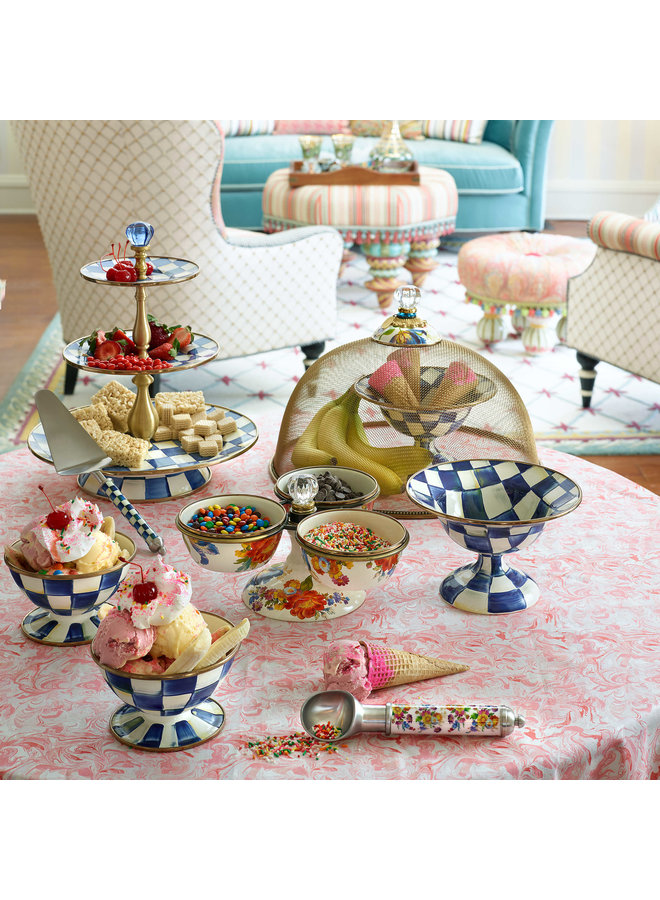 Royal Check Three Tier Sweet Stand