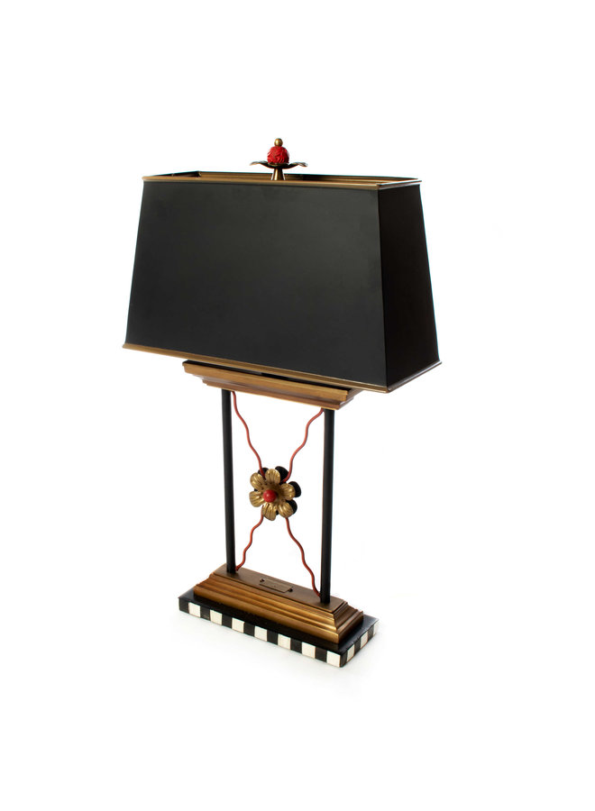 Courtly Library Lamp
