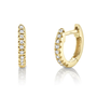 14K Yellow Gold Diamond Mini Huggie Earring (0.04ct)