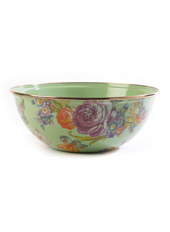 Green Flower Market Medium Everyday Bowl