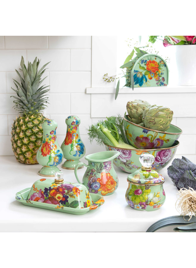 Green Flower Market Medium Everyday Bowl