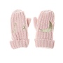 Moonlight Knitted Mittens Pink