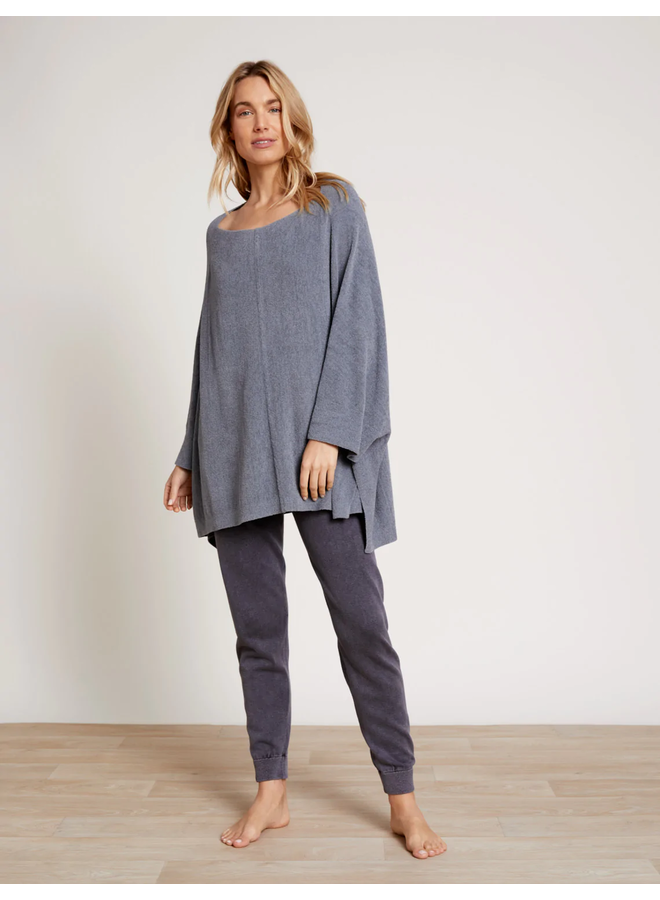 Cozychic Ultra Lite Dolman Top - Steel Blue