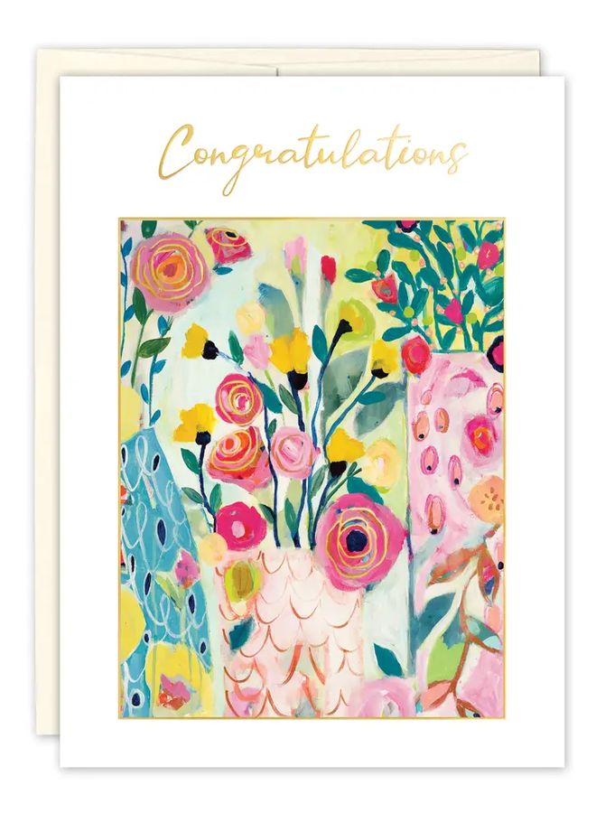 Congratulations Bouquet Card