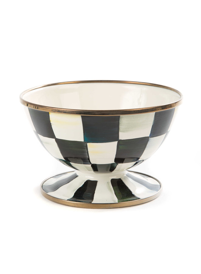 Courtly Check Enamel Ice Cream Dish