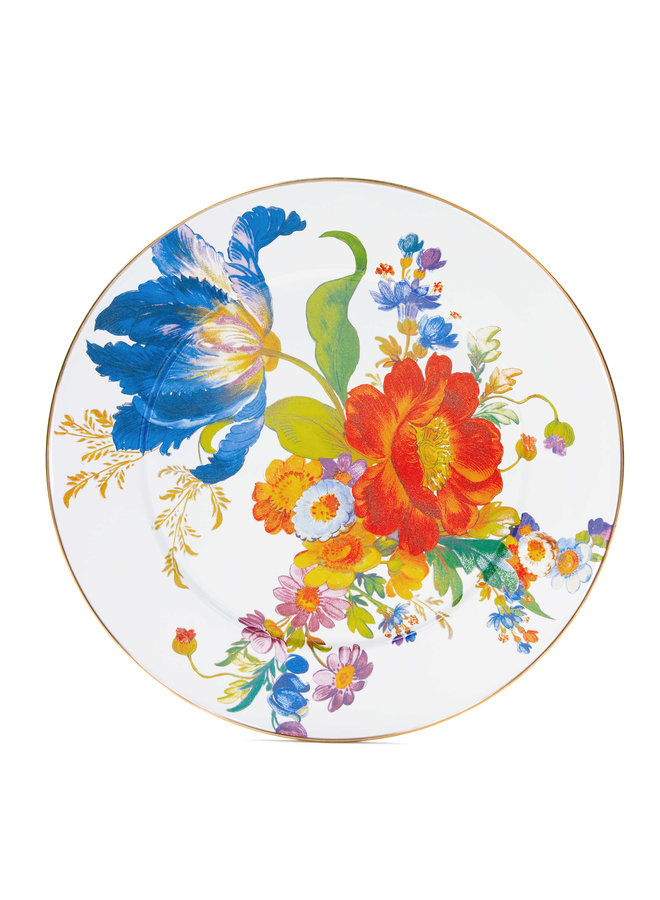 White Flower Market Serving Platter