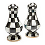 Courtly Check Enamel Large Salt & Pepper Shakers
