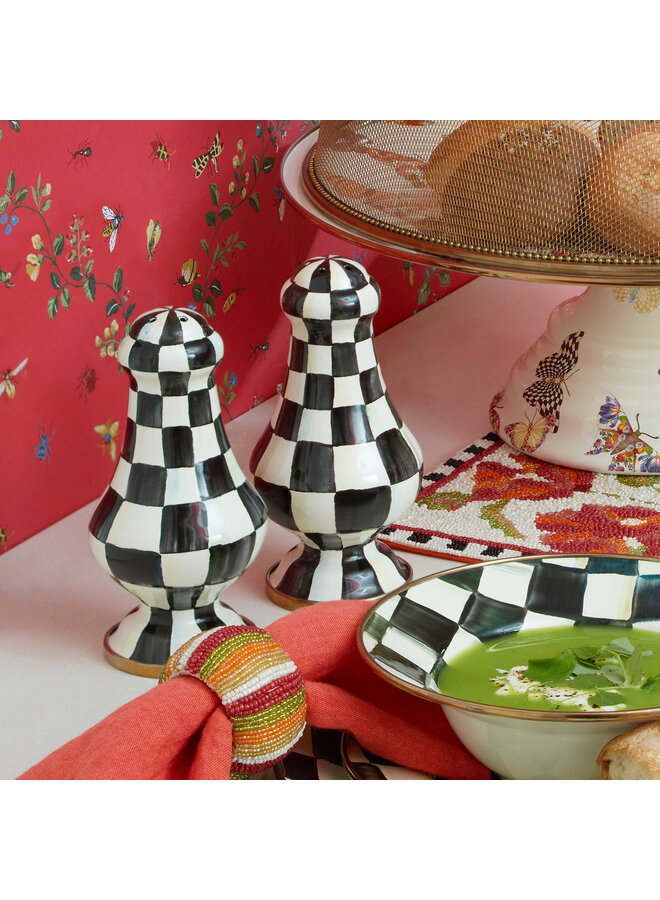 Courtly Check Large Salt & Pepper Shakers