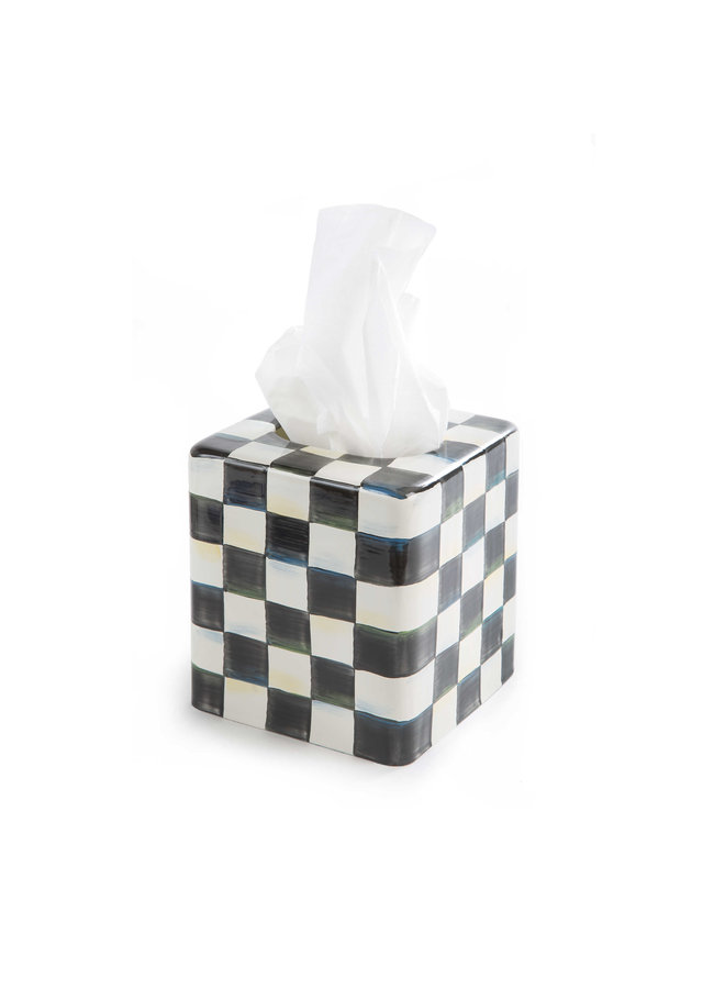 Courtly Check Boutique Tissue Box Cover