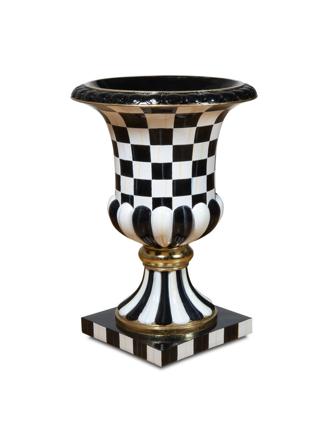 Courtly Check Pedestal Urn