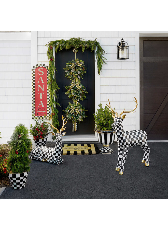 Courtly Stripe Urn