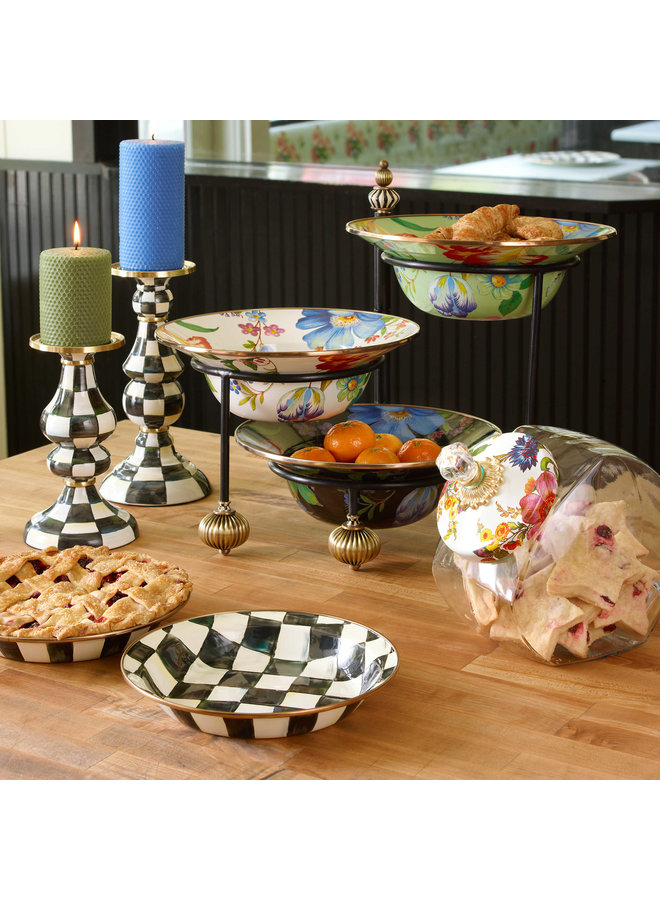 Courtly Check Pie Plate