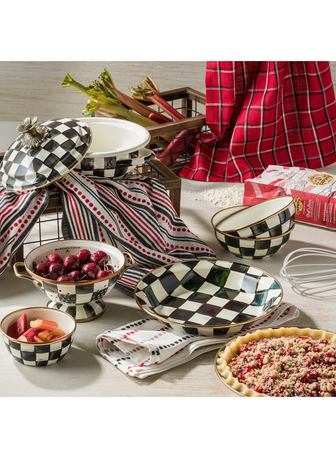 Courtly Check Pie Plate