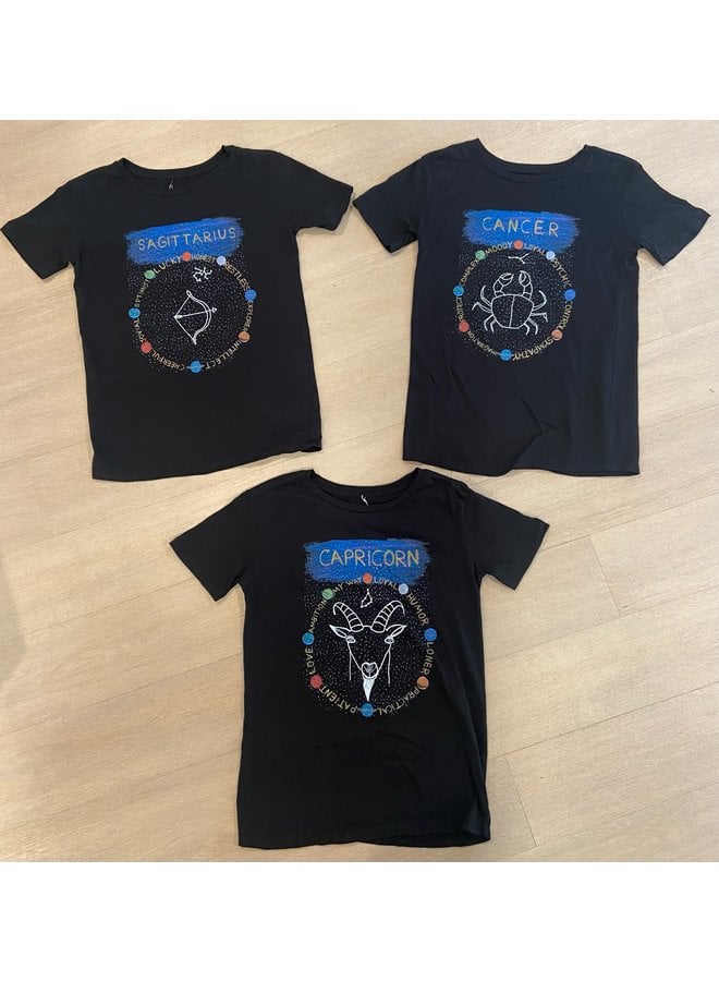 Sagittarius Women's Black T-Shirt