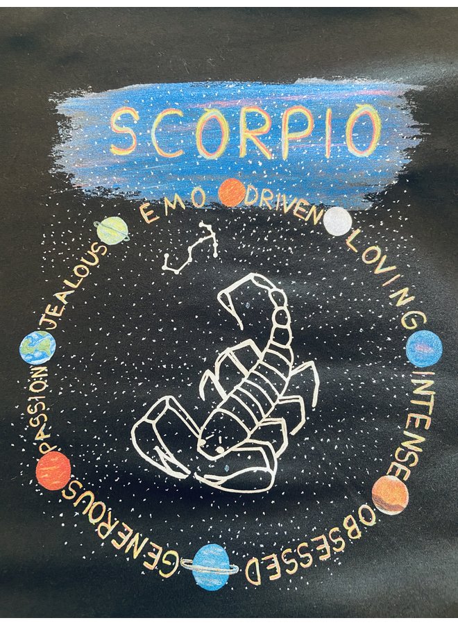 Scorpio Women's Black T-Shirt