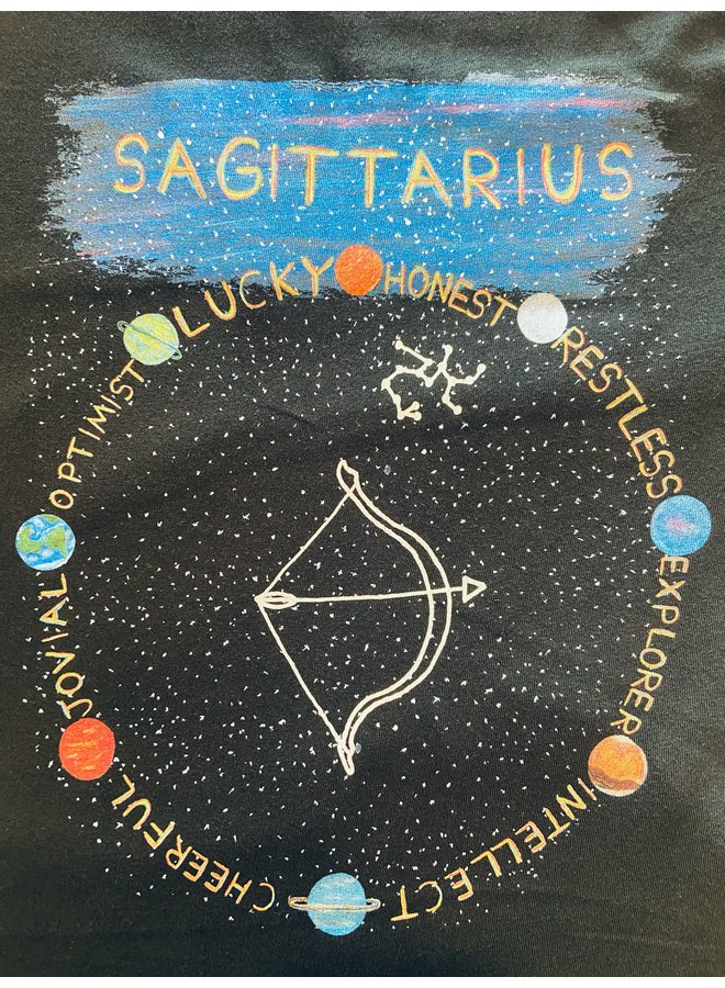 Sagittarius Women's Black T-Shirt