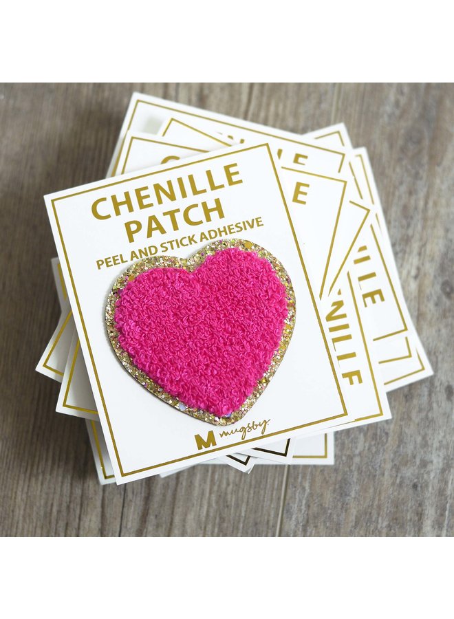 Chenille Patch - Heart