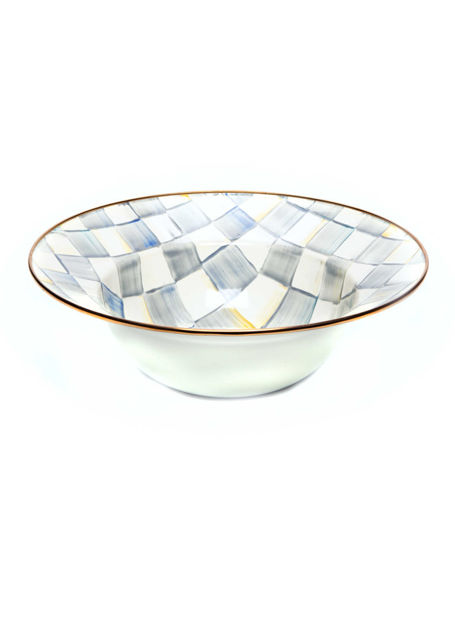 Sterling Check Serving Bowl