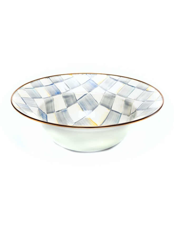 Sterling Check Serving Bowl