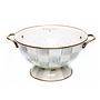 Sterling Check Enamel Colander - Large