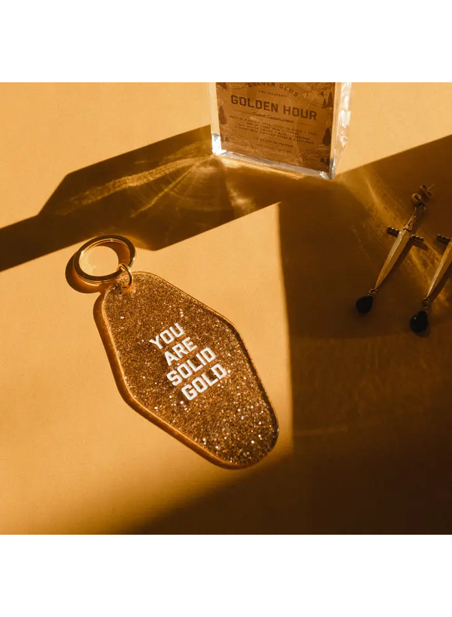 You Are Solid Gold Keytag