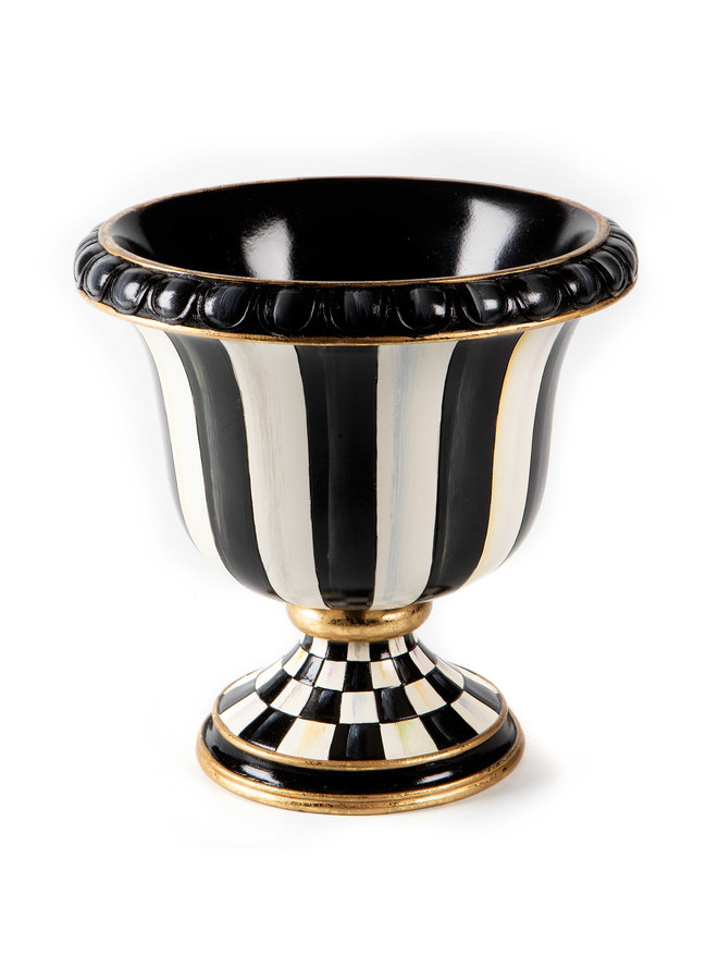 Courtly Stripe Tabletop Urn