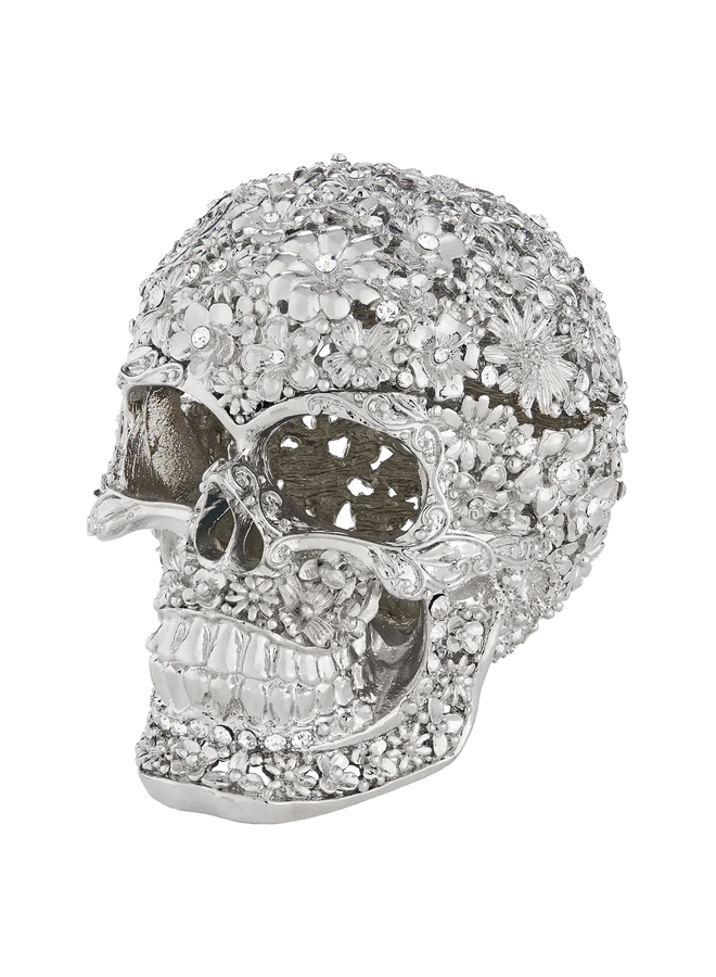 Everleigh Skull Box  - Silver