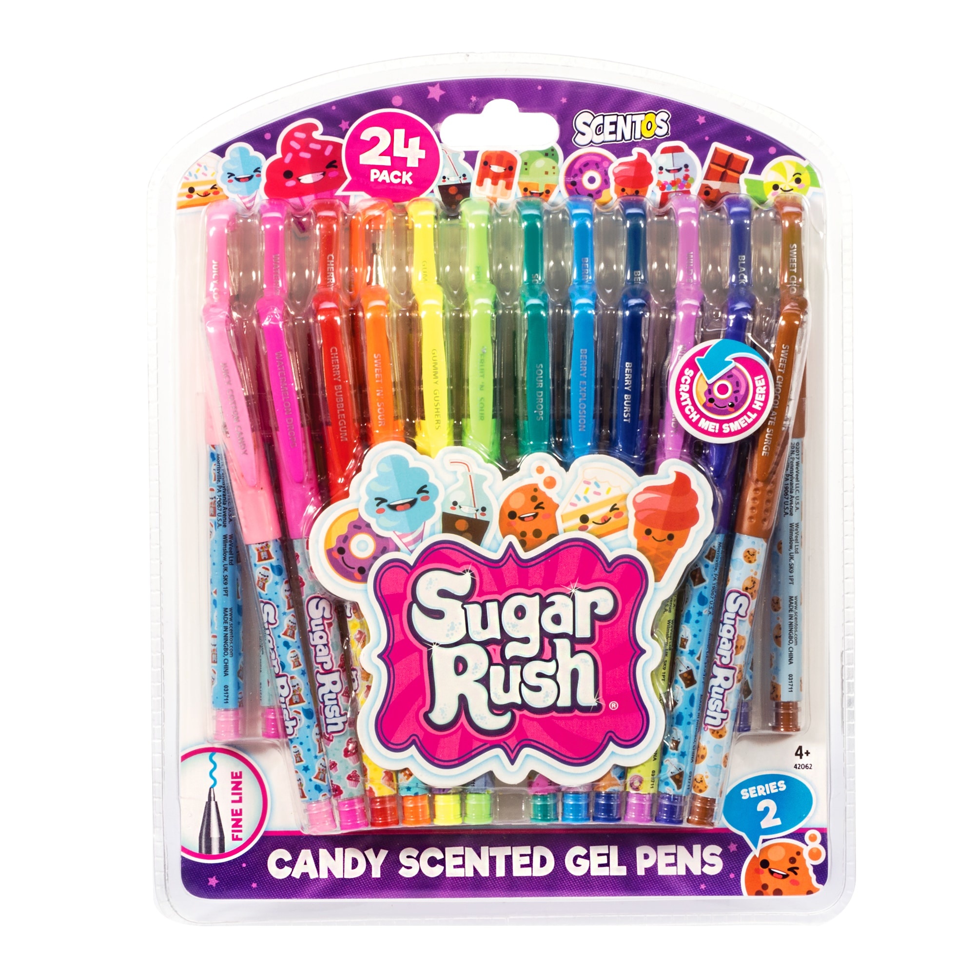 Scentos Scented Colored Pencils 24 Count Set