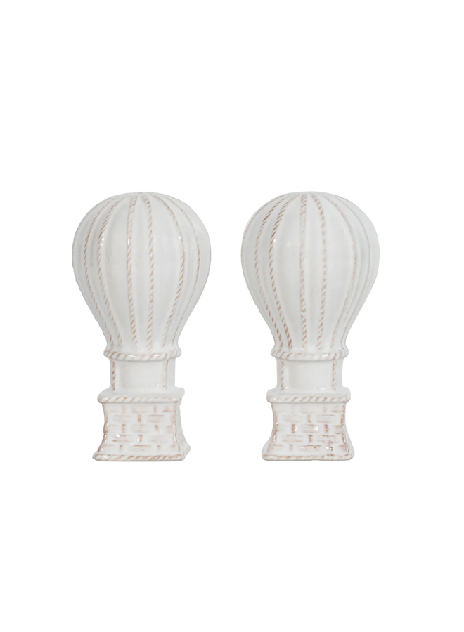 L'Amour Toujours Hot Air Balloon Salt & Pepper Shakers