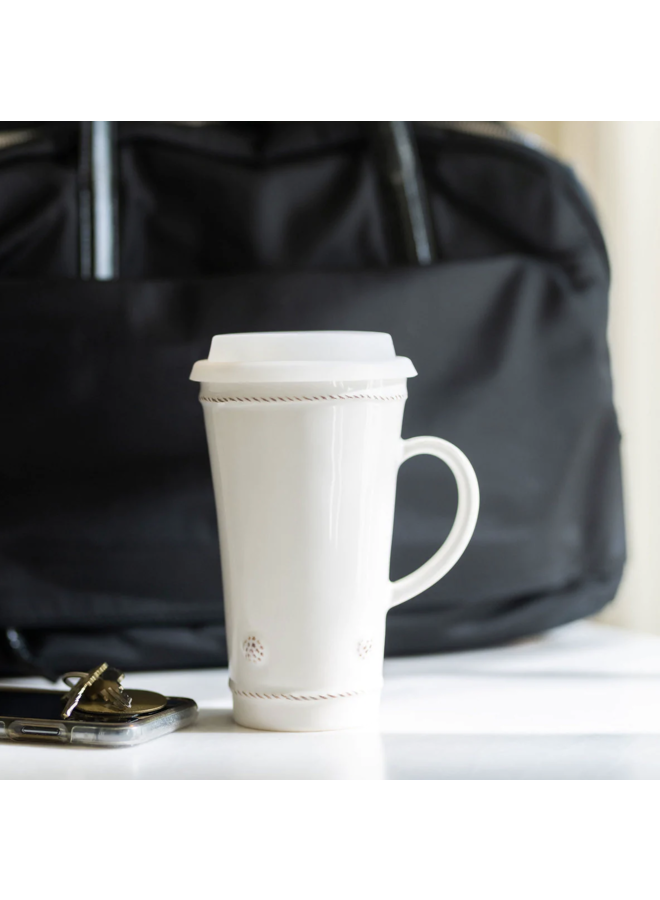 Berry & Thread Whitewash Travel Mug