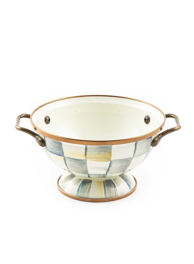 Sterling Check Enamel Simply Anything Bowl