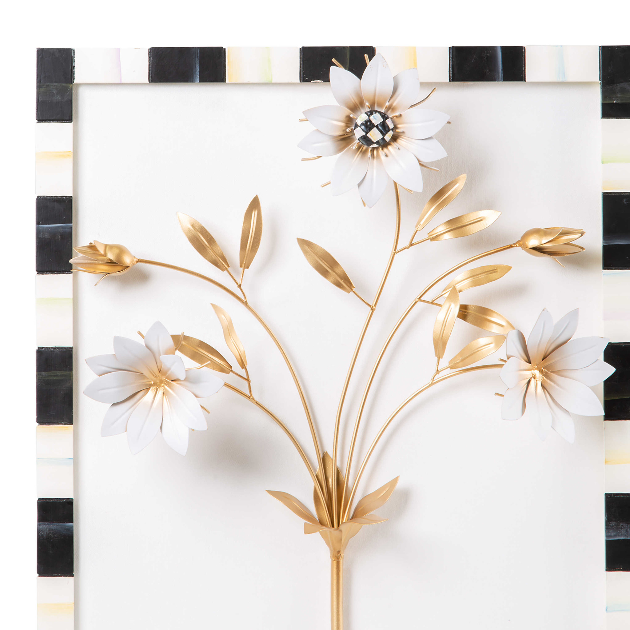 Marquee Lily Wall Art ivory & birch